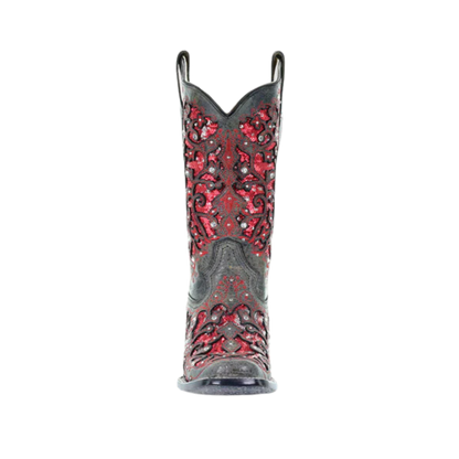 Corral Women's Glitter Inlay Red Boots
