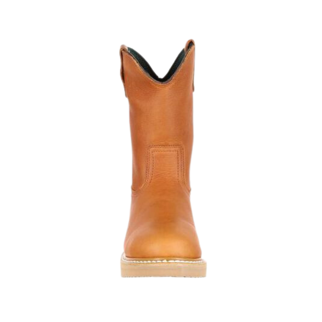 Georgia Boot Men's Wedge Work Wellington Barracuda Gold Boots