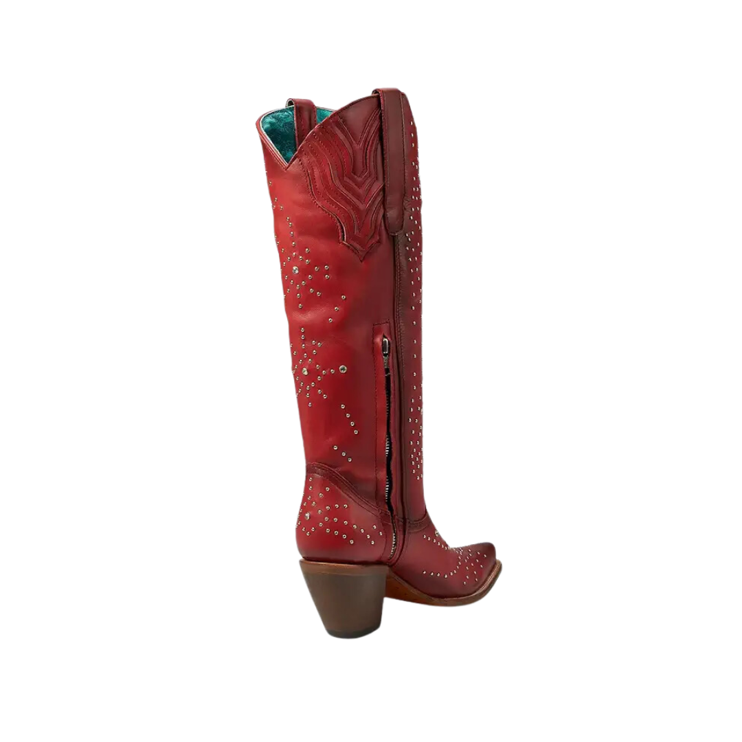 Corral Women's Crystals & Studs Sequence Red Boots