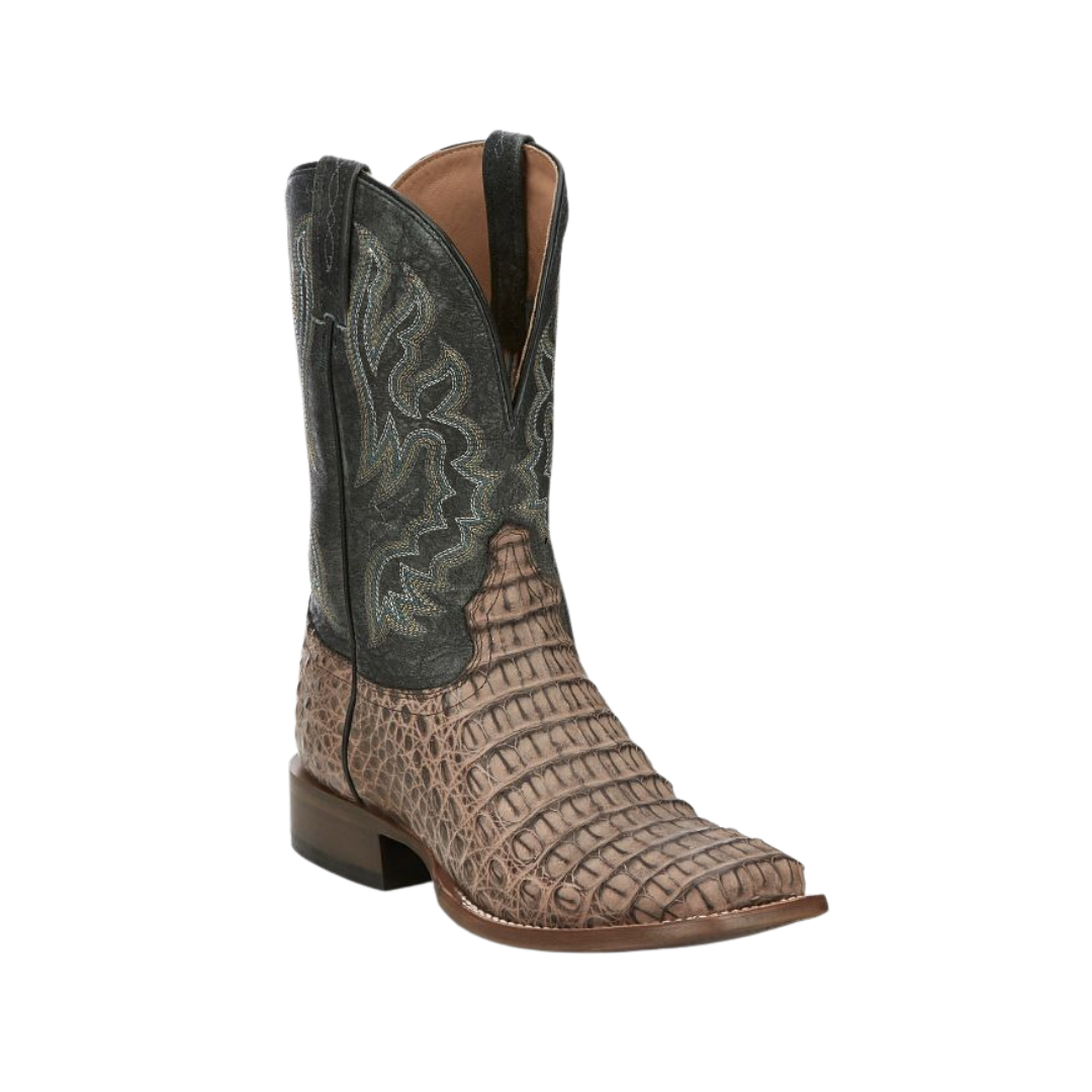 Tony Lama Men's Marfa Caiman Bone Brown Boots