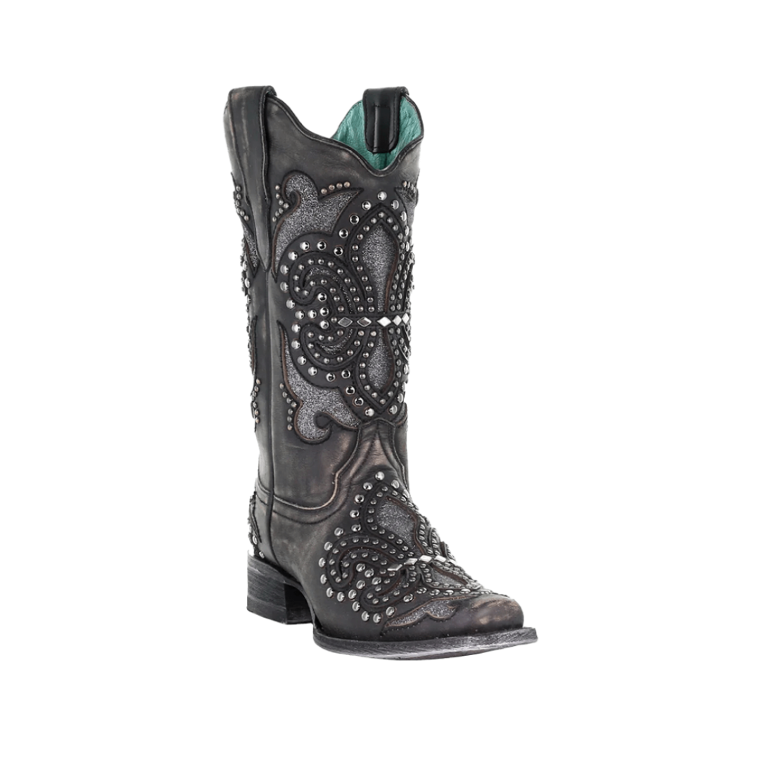 Corral Women's Inlay Western Square Toe Boots