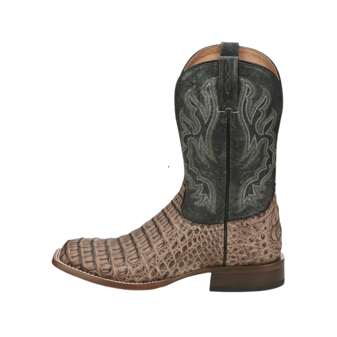 Tony Lama Men's Marfa Caiman Bone Brown Boots