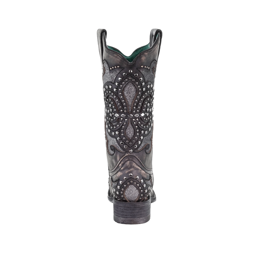 Corral Women's Inlay Western Square Toe Boots