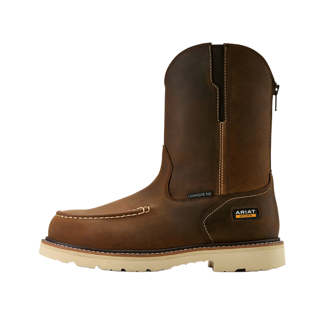 Ariat Men's Rebar Lift Distressed Work Brown Boots