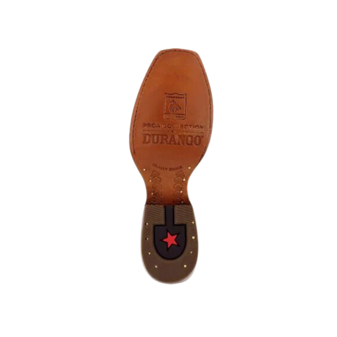 Rocky Boot Men's Durango Prca Collection Bullhide Western Nicotine And Burnt Sienna Boots