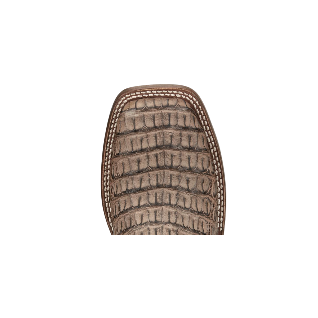 Tony Lama Men's Marfa Caiman Bone Brown Boots