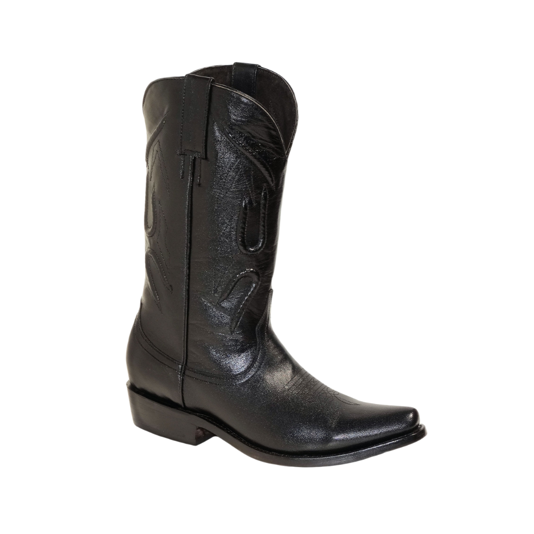 International M Men's Snip Toe Black Boots