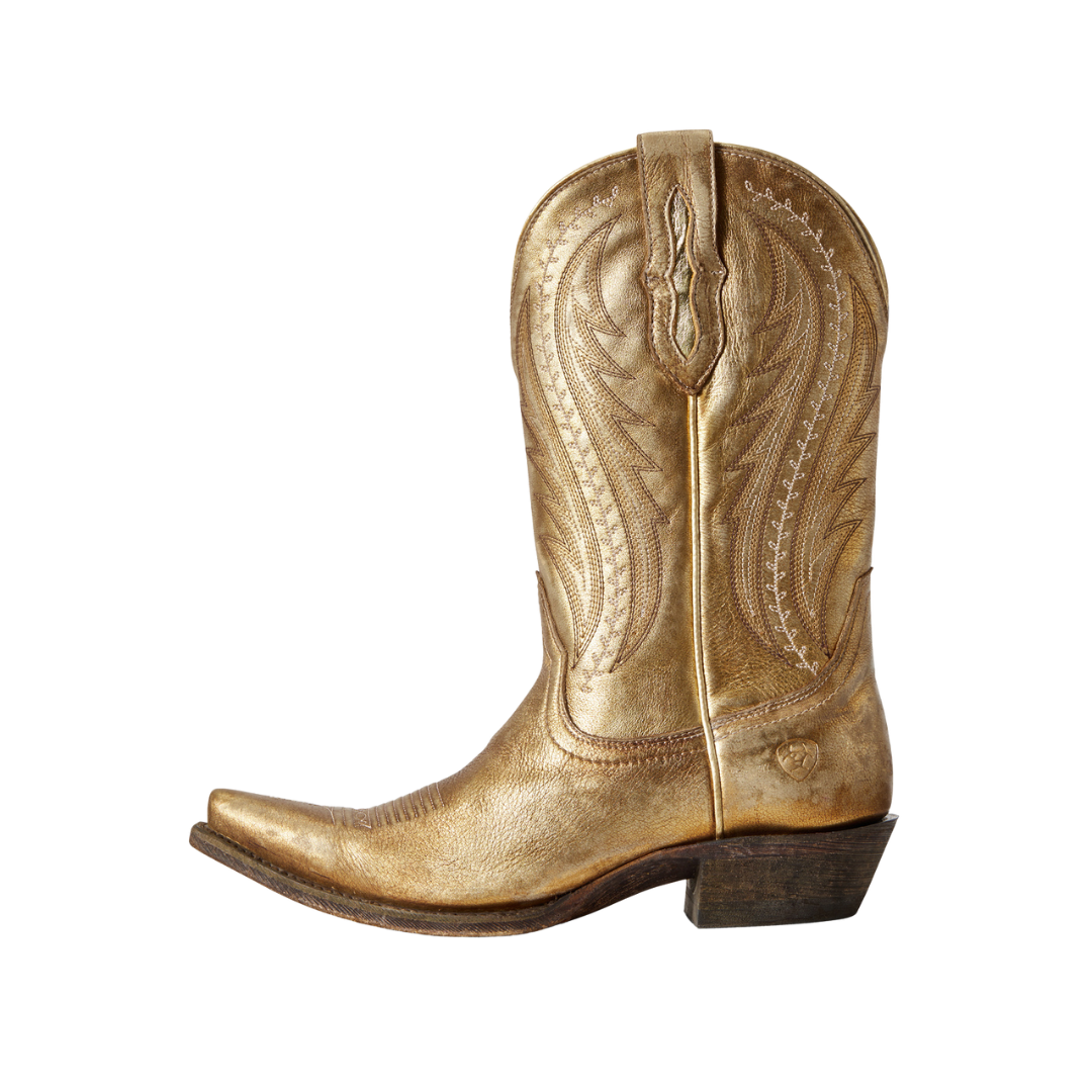 Ariat Women's Tailgate Western Distressed Gold Boots