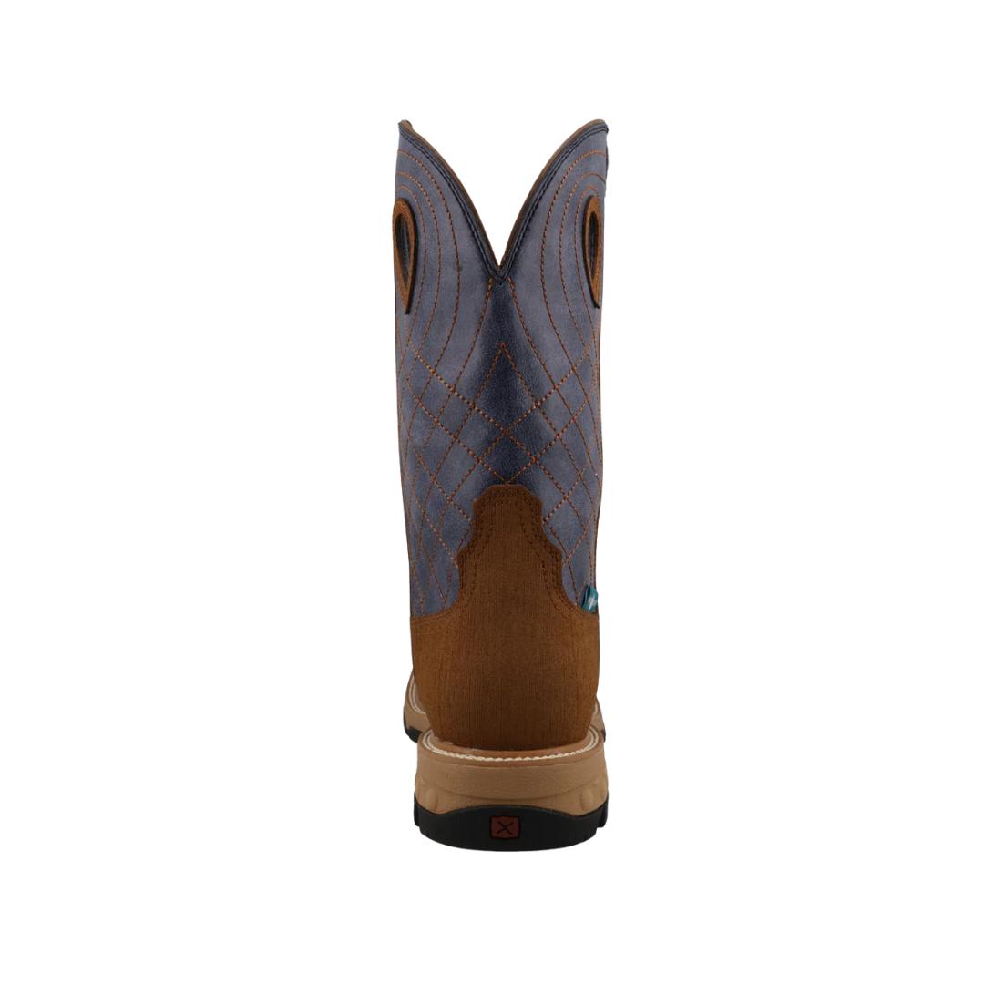 Twisted X Men's 12" Work Cowboy Boots Brown Men's