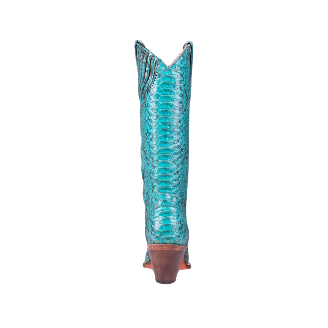 Corral Women's Python Tall Top Turquoise Boots