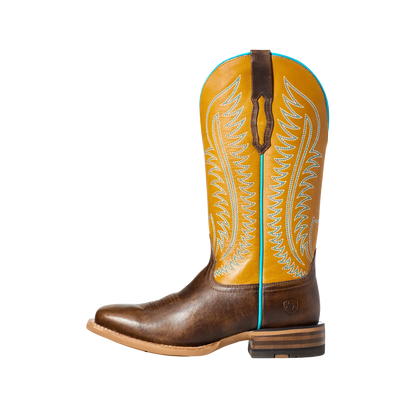 Ariat Women's Belmont Mustard Cowboy Brown Boots