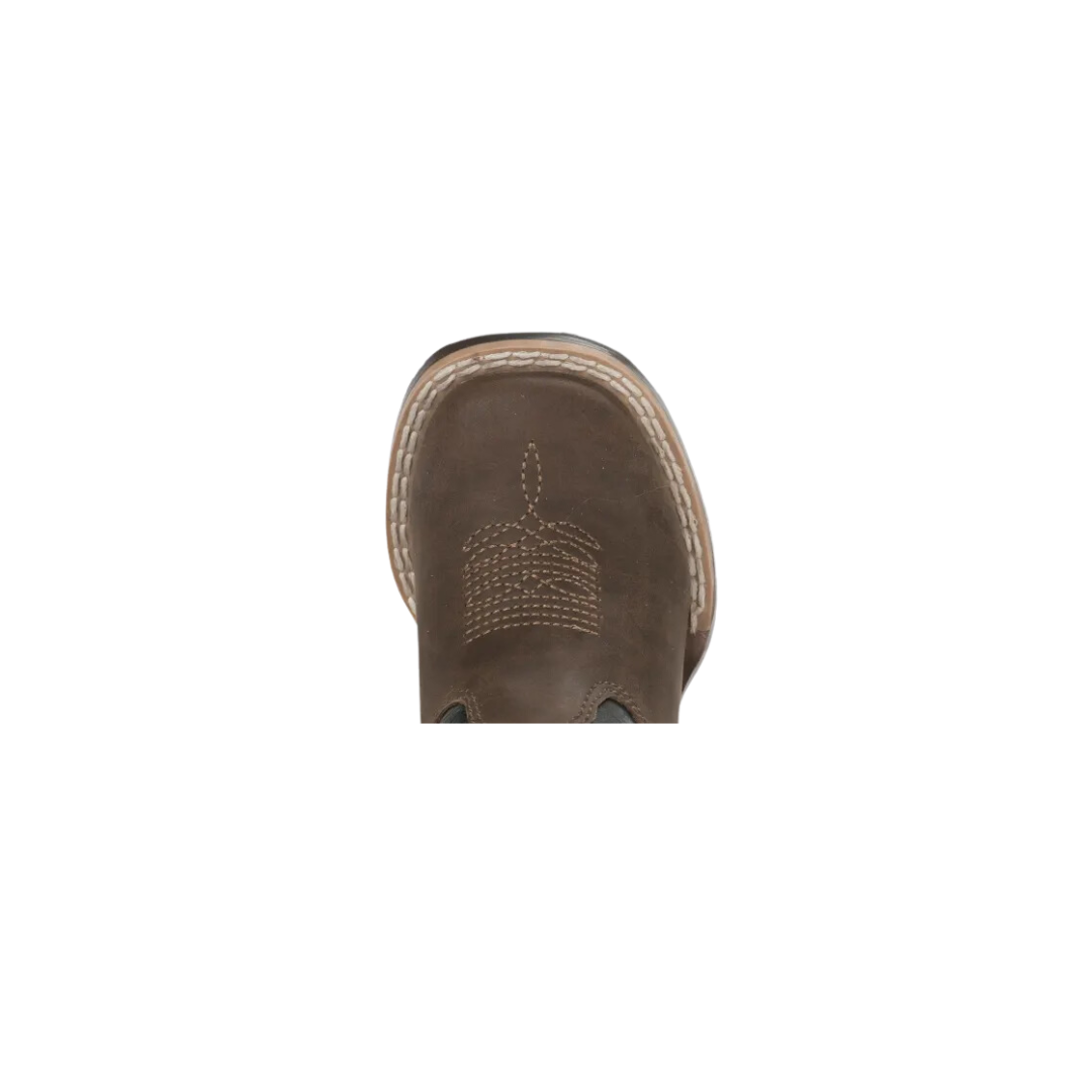 Blazin Roxx Toddler Boy's Double Barrel Trace Brown Boots