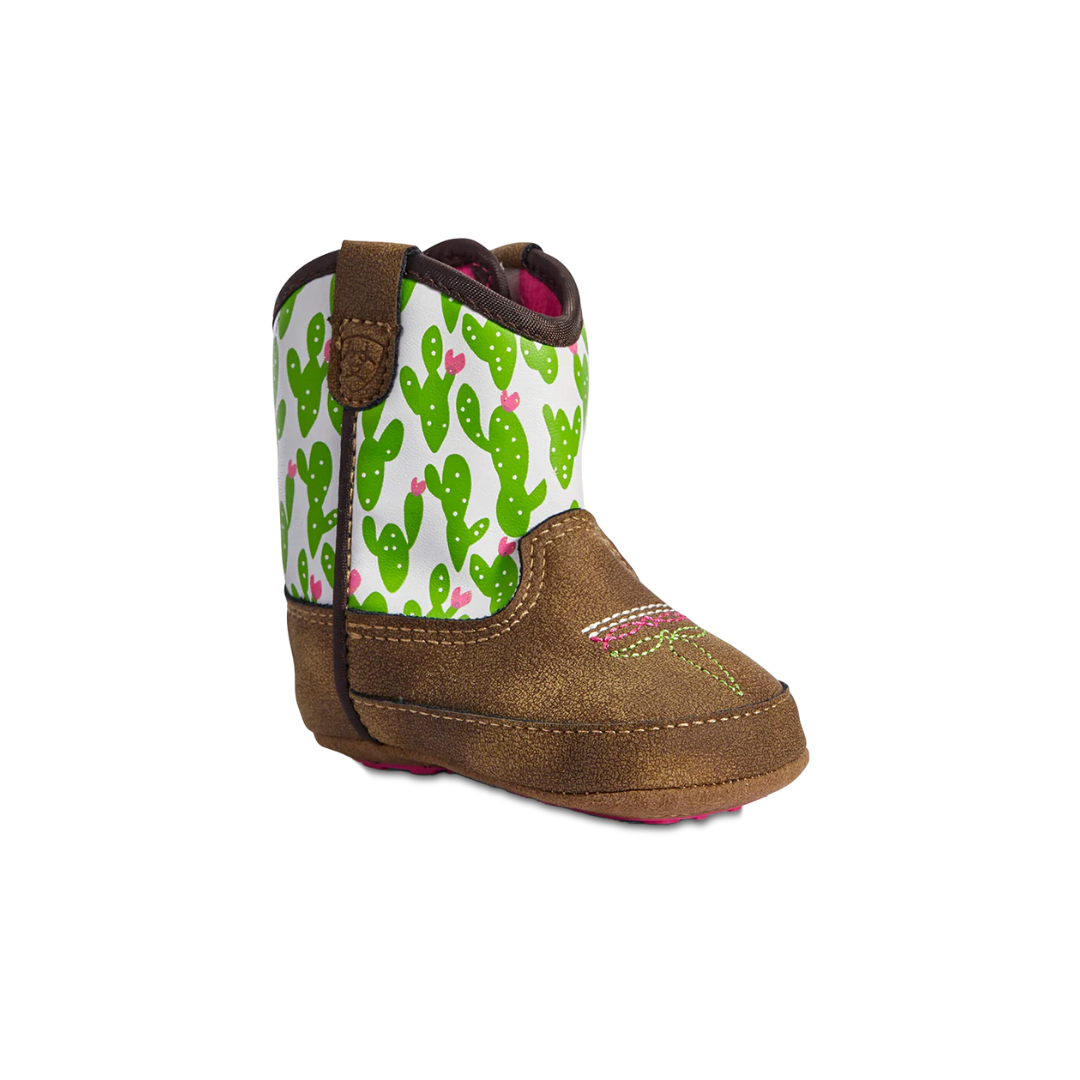 Ariat Infants Girl's Lil Stomper Cactus Brown Boots