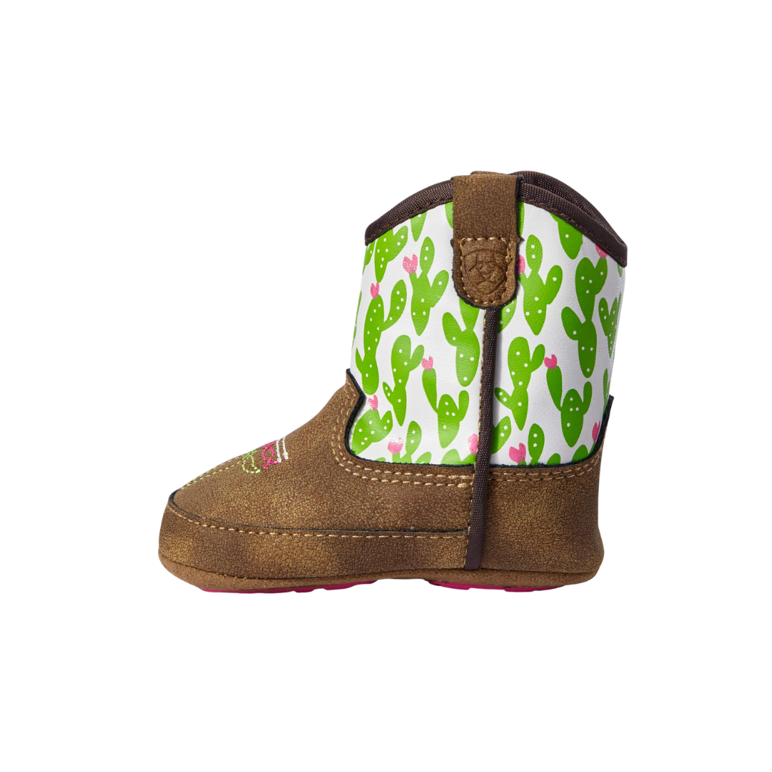 Ariat Infants Girl's Lil Stomper Cactus Brown Boots