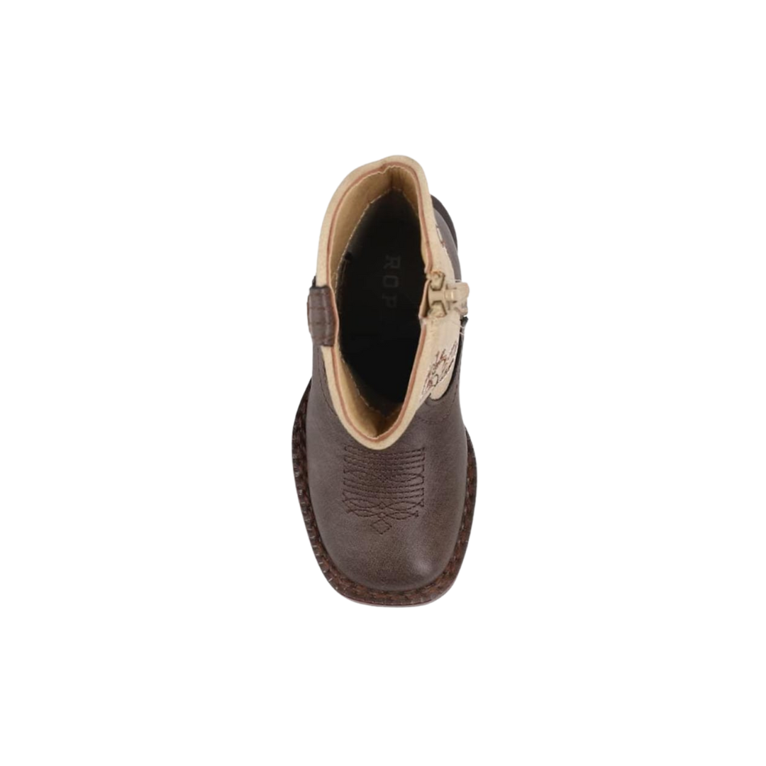 Roper Footwear Toddler Boy's Blaze Brown Boots