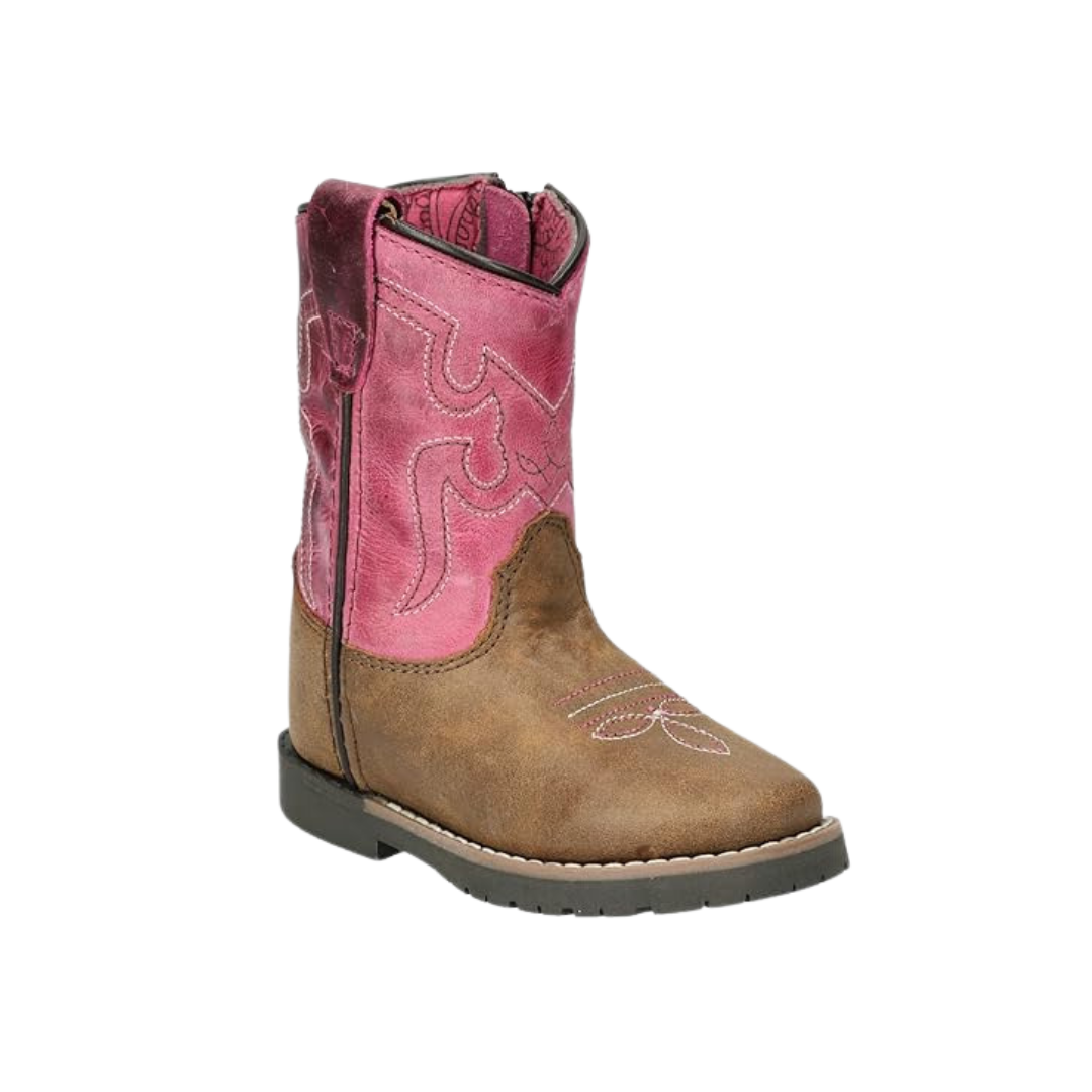 Smoky Mountain Toddler Girl's Autry Western Pink Boots