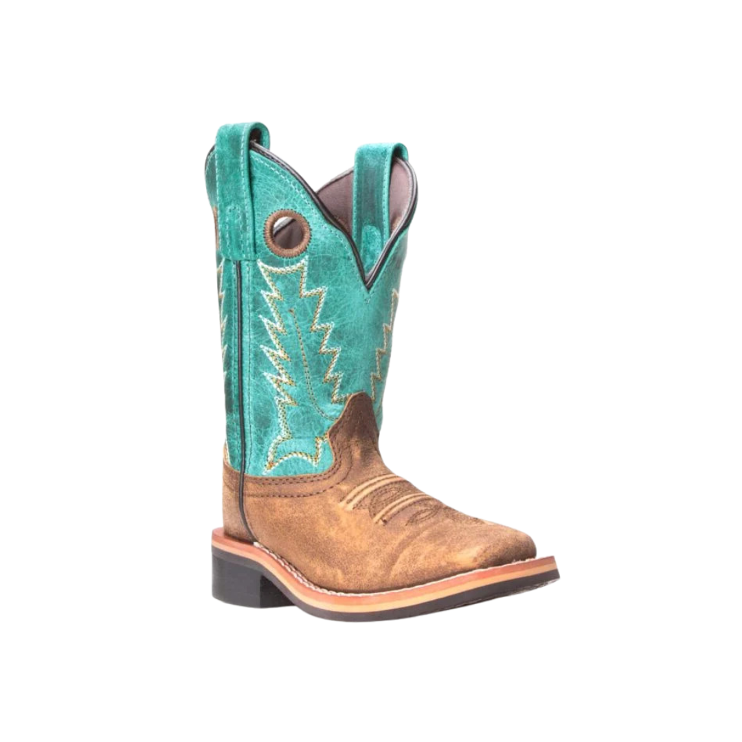 Smoky Mountain Youth Boy's Cowboy Turquoise Boots