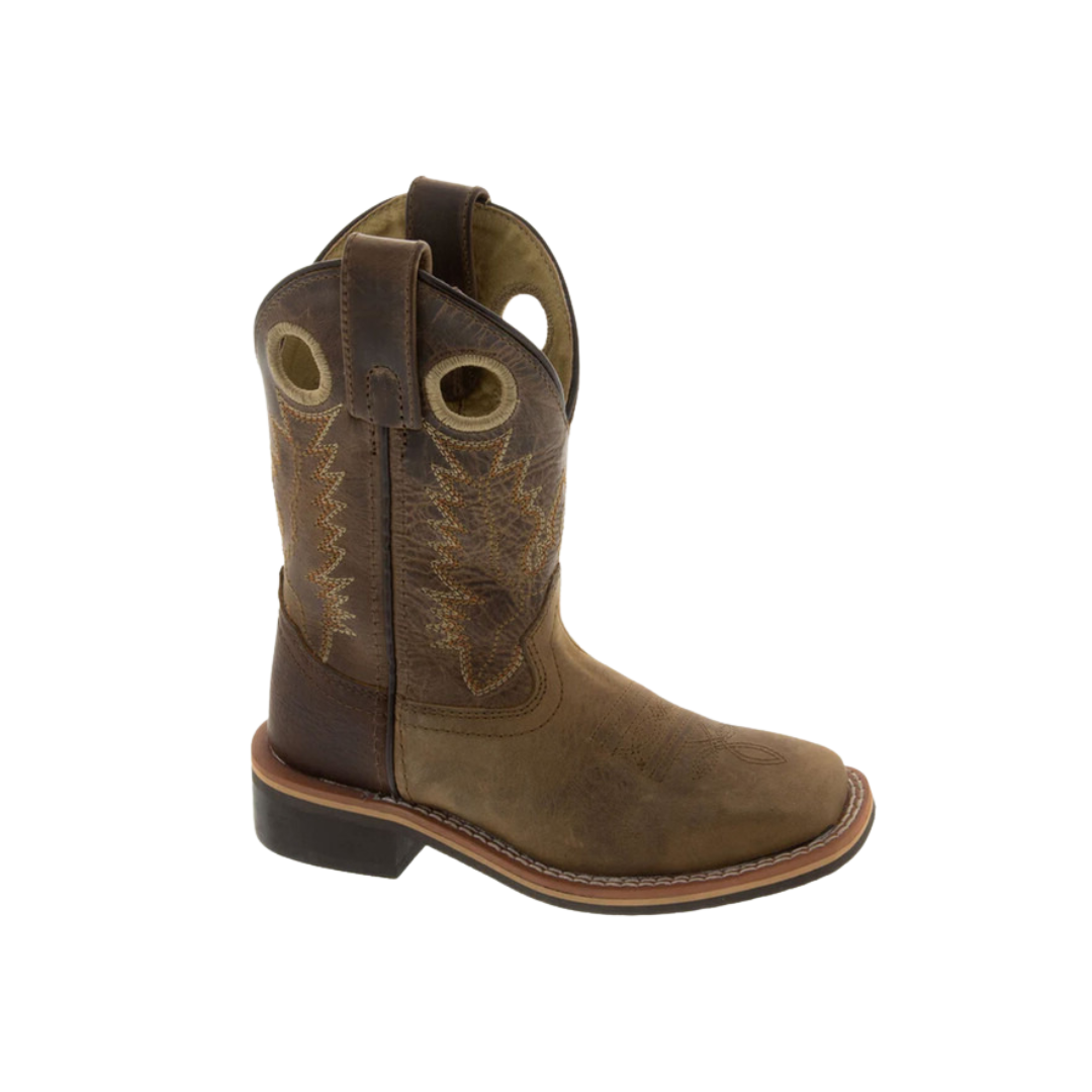 Smoky Mountain Youth Boy's Jesse Western Square Brown Boots