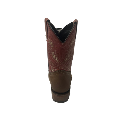 Pecos Bill Toddler Boy's Rodeo Wine Top Boots