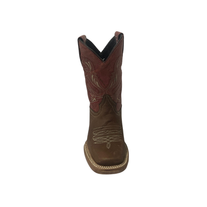 Pecos Bill Toddler Boy's Rodeo Wine Top Boots