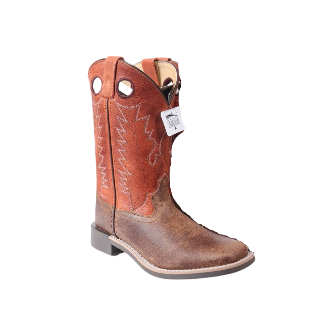 Smoky Mountain Youth Unisex Distressed Brown Boots