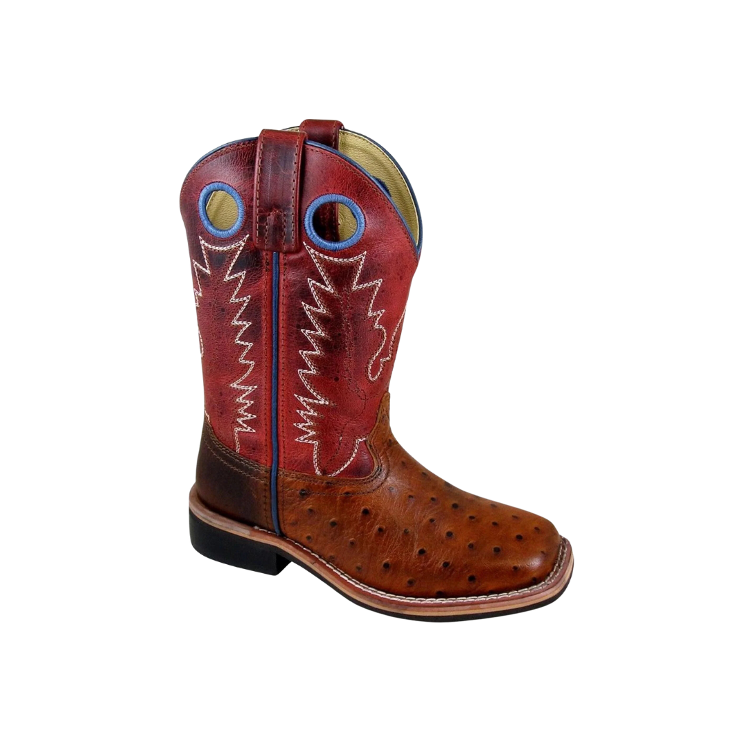 Smoky Mountain Youth Boy's Cheyenne Square Red Boots