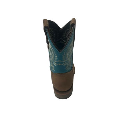Pecos Bill Toddler Boy's Rodeo Turquoise Boots