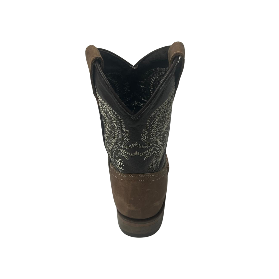 Pecos Bill Toddler Boy's Square Toe Brown Boots