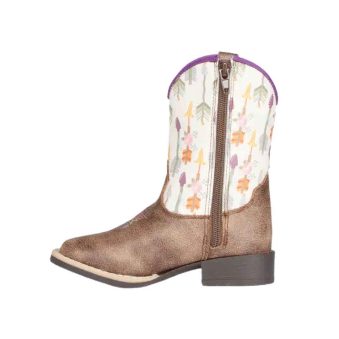 Twister Toddler Girl's Western Hannah Brown Boots