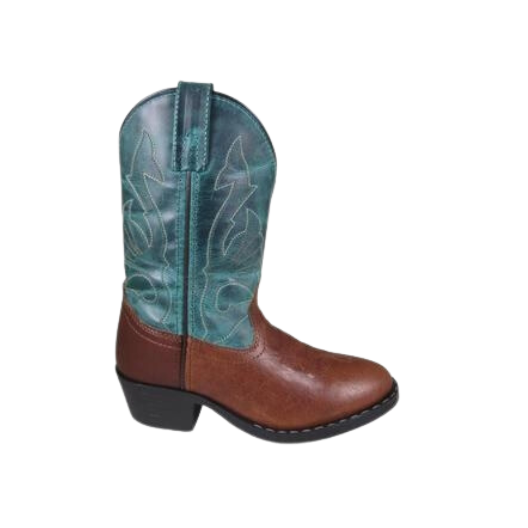Smoky Mountain Youth Unisex Western Blue Boots