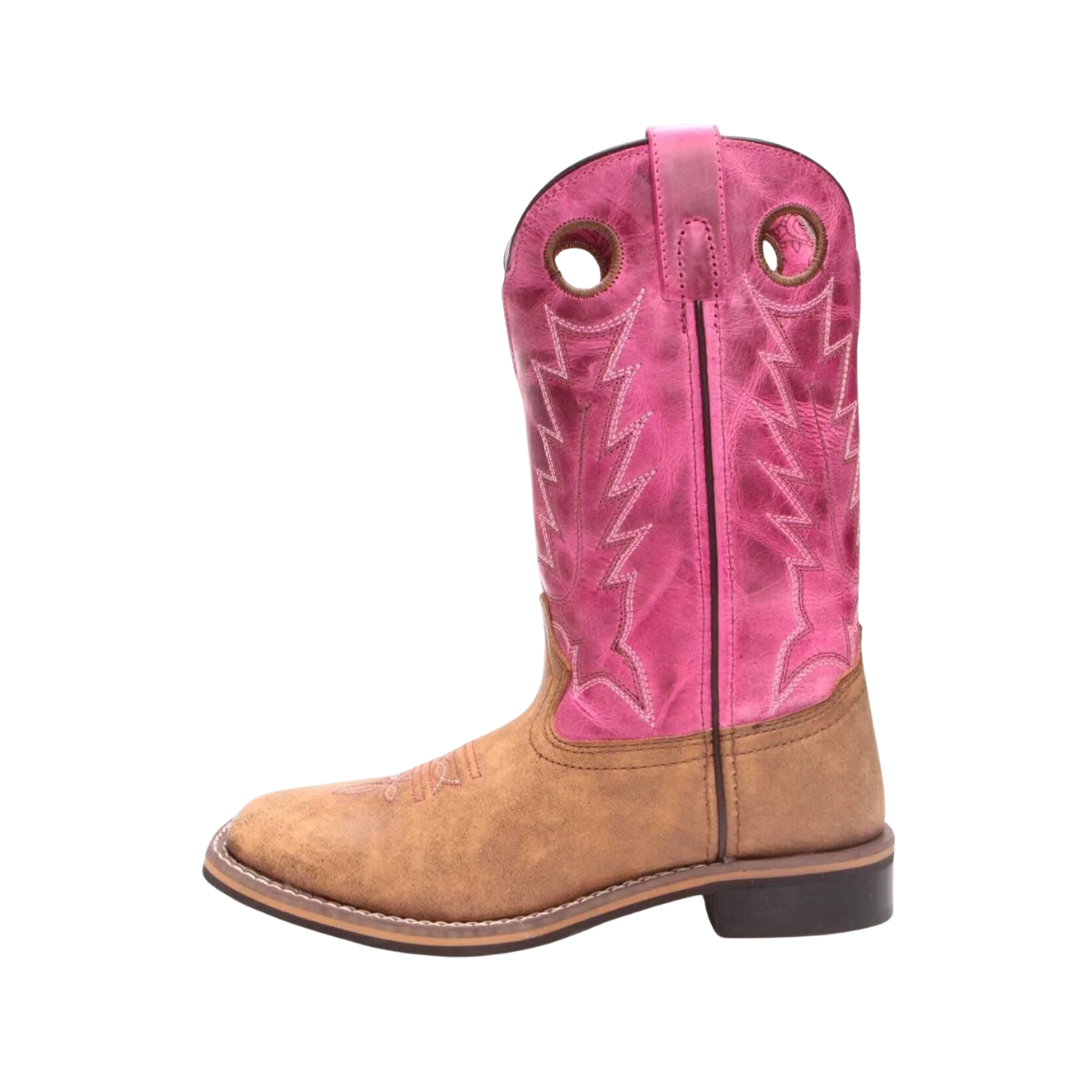 Smoky Mountain Youth Girl's Cowboy Pink Boots