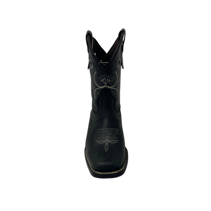 Pecos Bill Toddler Boy's Square Toe Black Boots