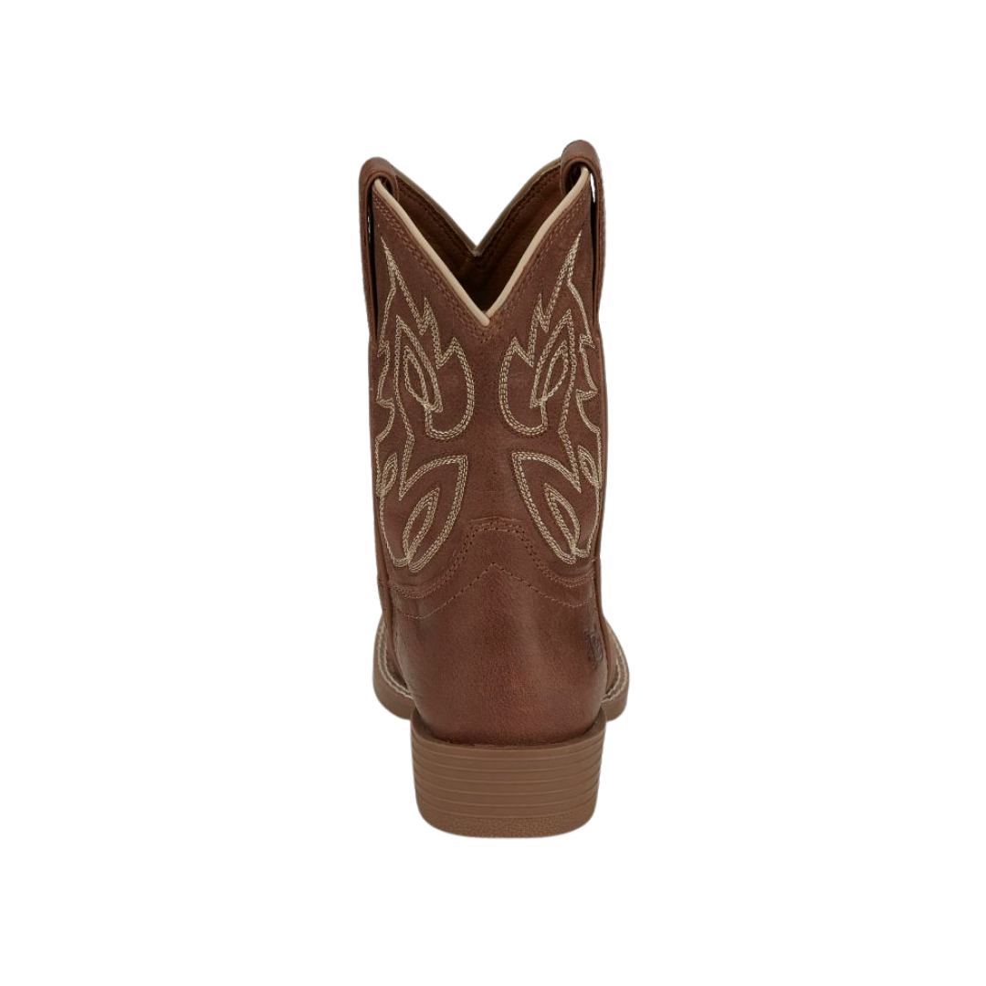 Justin Youth Boy's Canter Junior Amber Brown Boot's
