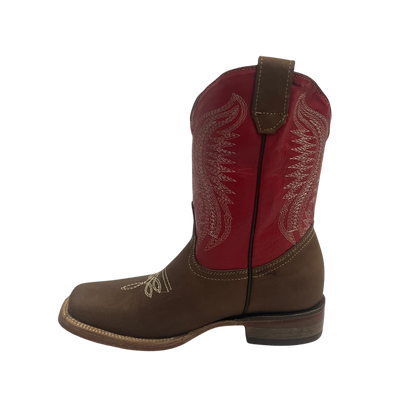 Pecos Bill Toddler Boy's Rodeo Red Boots