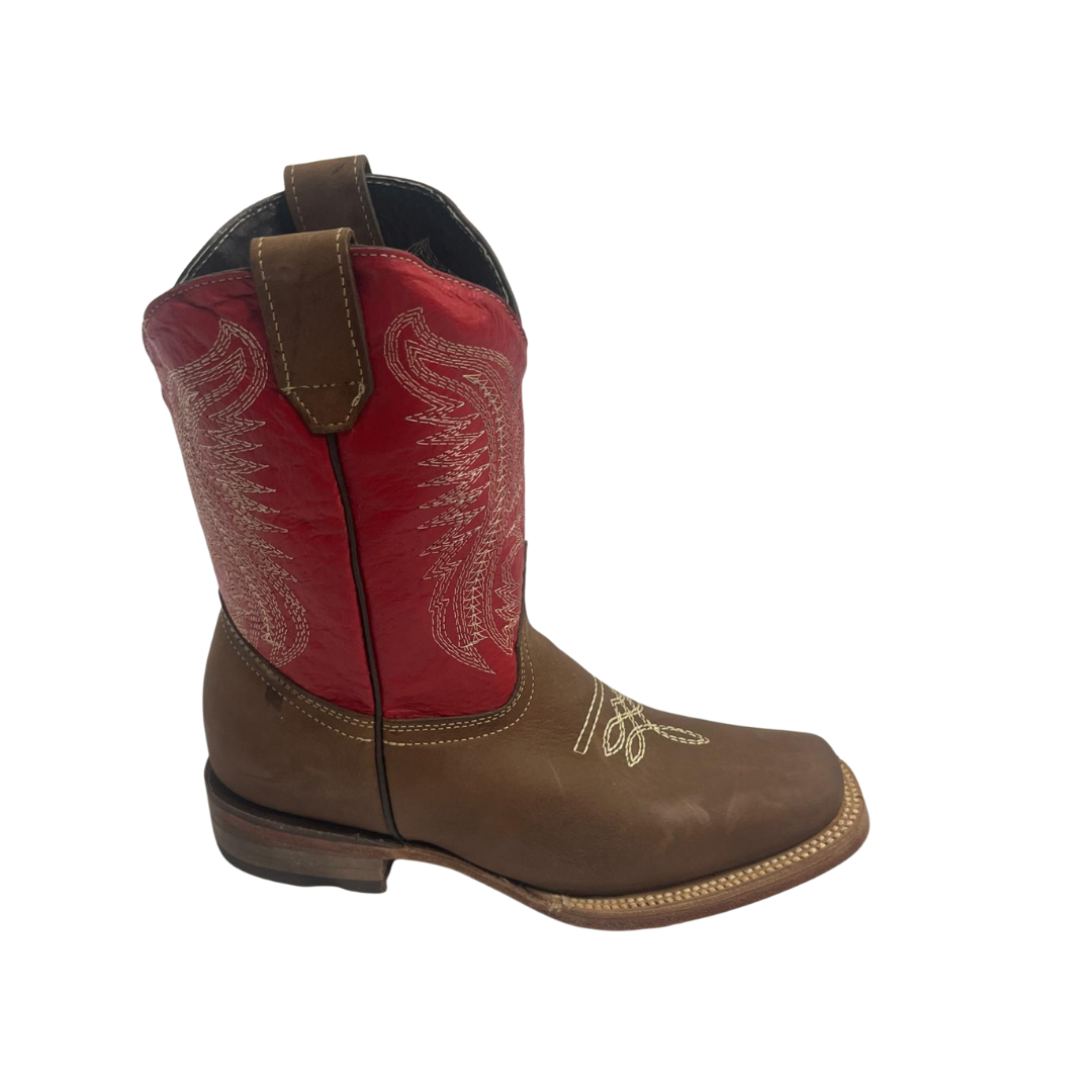 Pecos Bill Toddler Boy's Rodeo Red Boots
