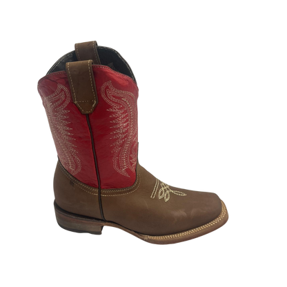 Pecos Bill Toddler Boy's Rodeo Red Boots