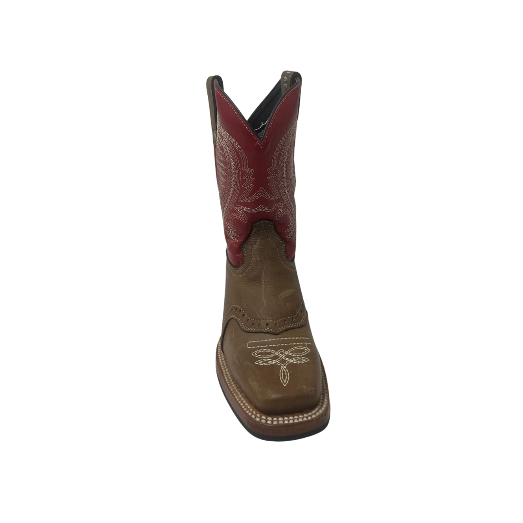 Pecos Bill Toddler Girl's Rodeo Red Boots