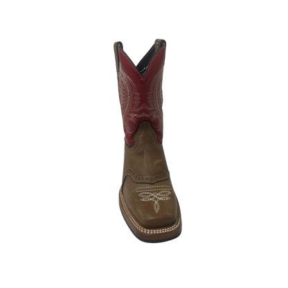 Pecos Bill Toddler Girl's Rodeo Red Boots