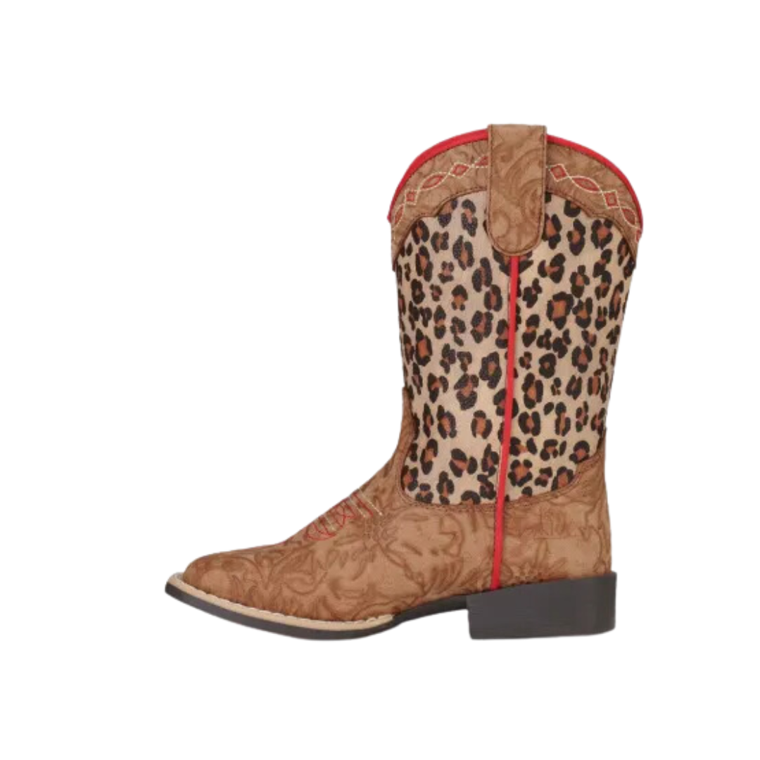 Twister Toddler Girl's Cowboys Leopard Boots