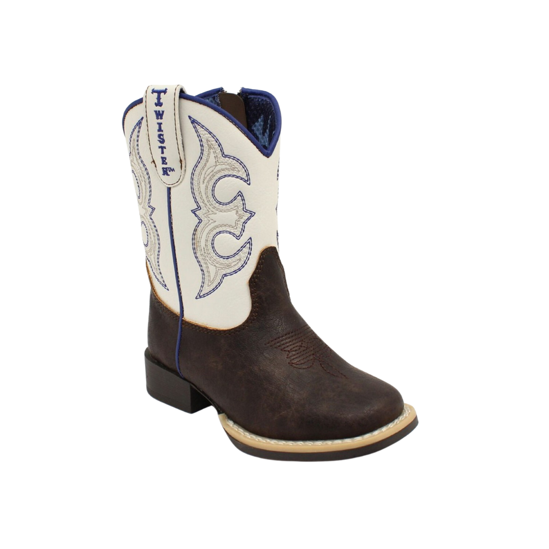 Twister Toddler Boy's Joshua Western Brown Boots