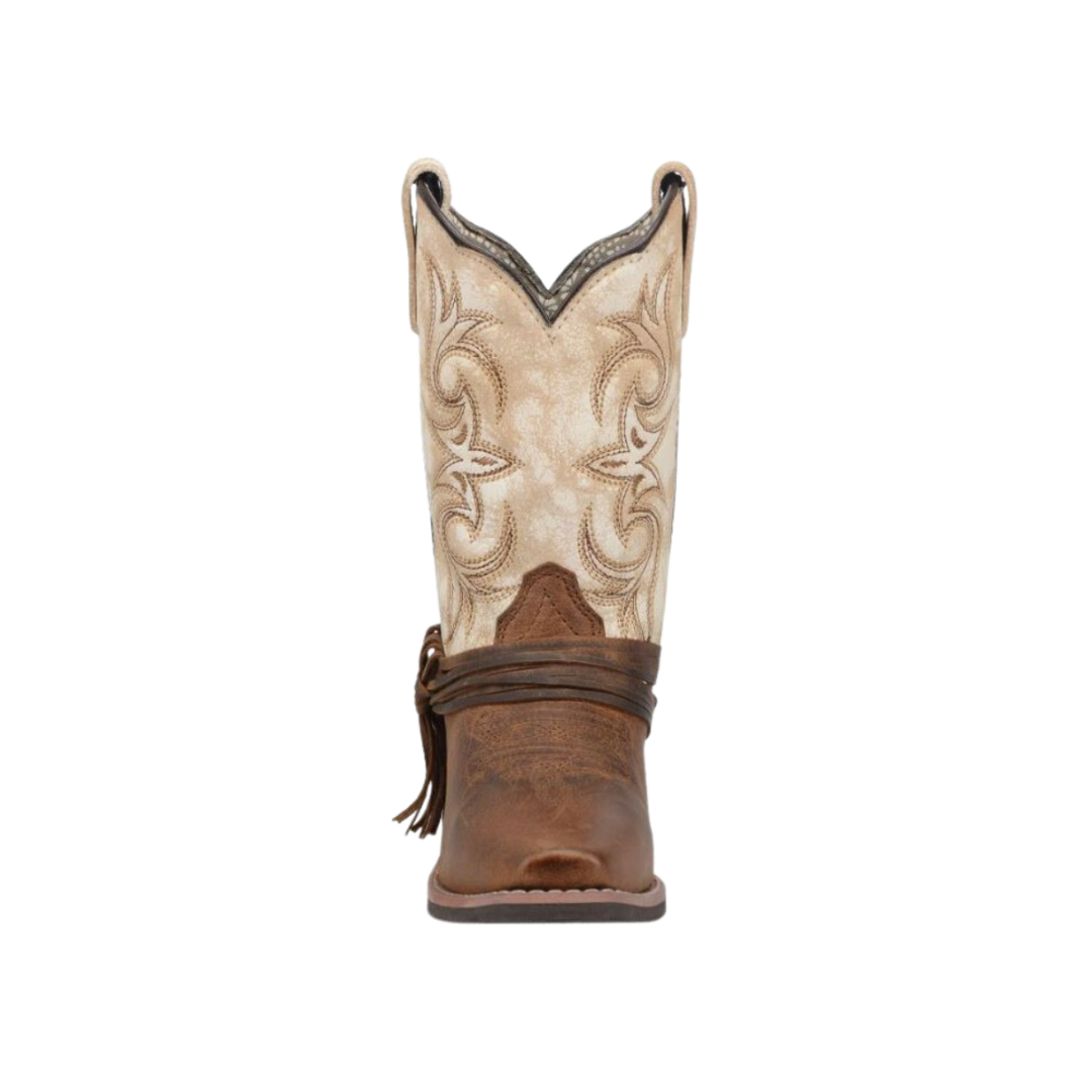 Dan Post Youth Girl's Lil Myra Square Cowgirl Brown Boots