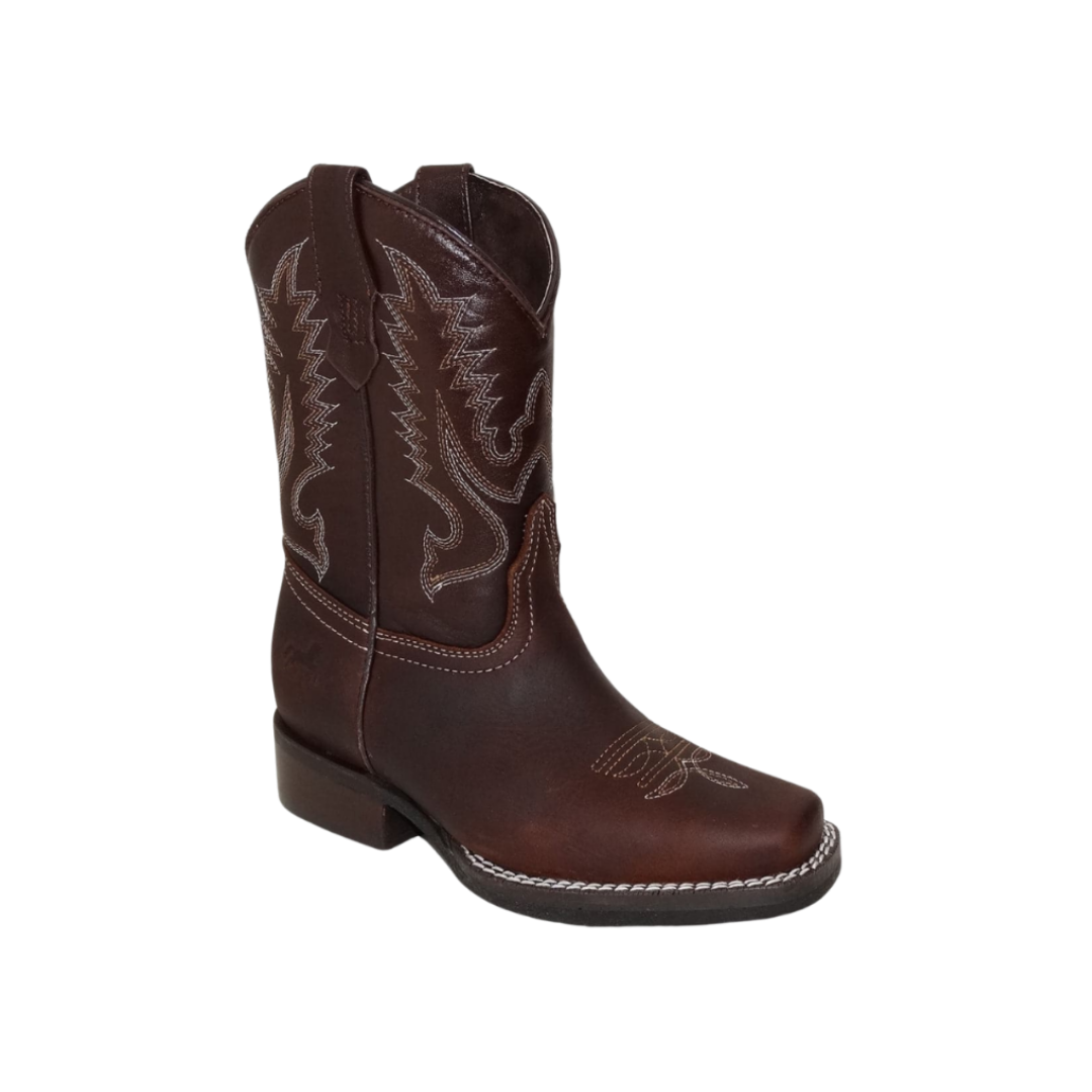 International M Youth Boy's Rubber Sole Brown Boots