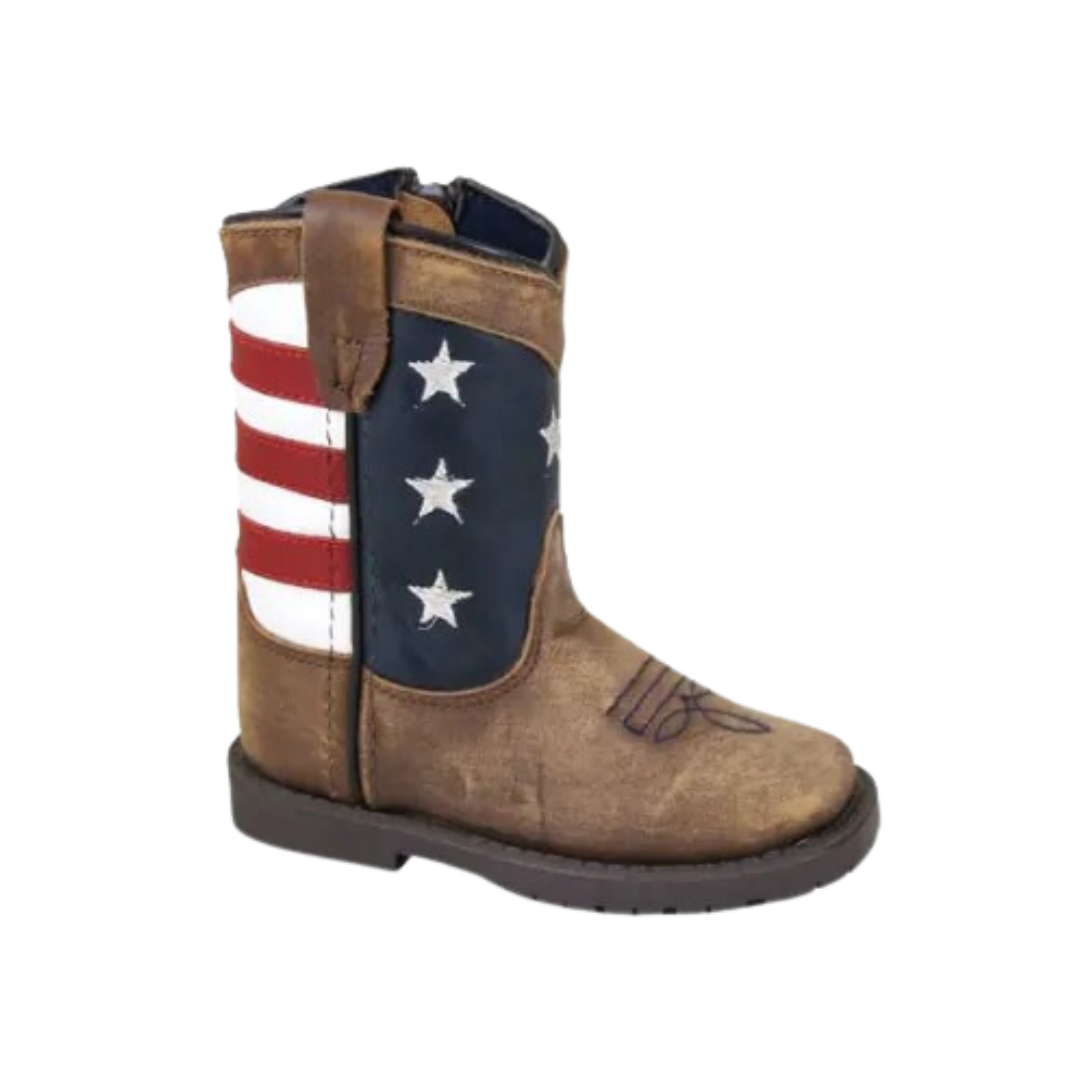 Smoky Mountain Toddler Boy's Stars And Stripes Boots