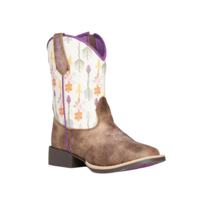Twister Toddler Girl's Western Hannah Brown Boots
