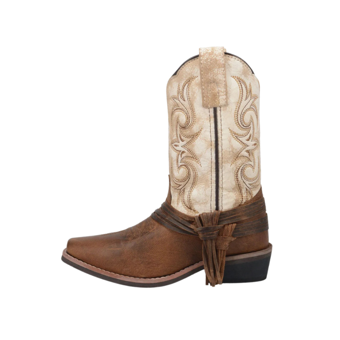 Dan Post Infant Girl's Myra Leather Brown Boots