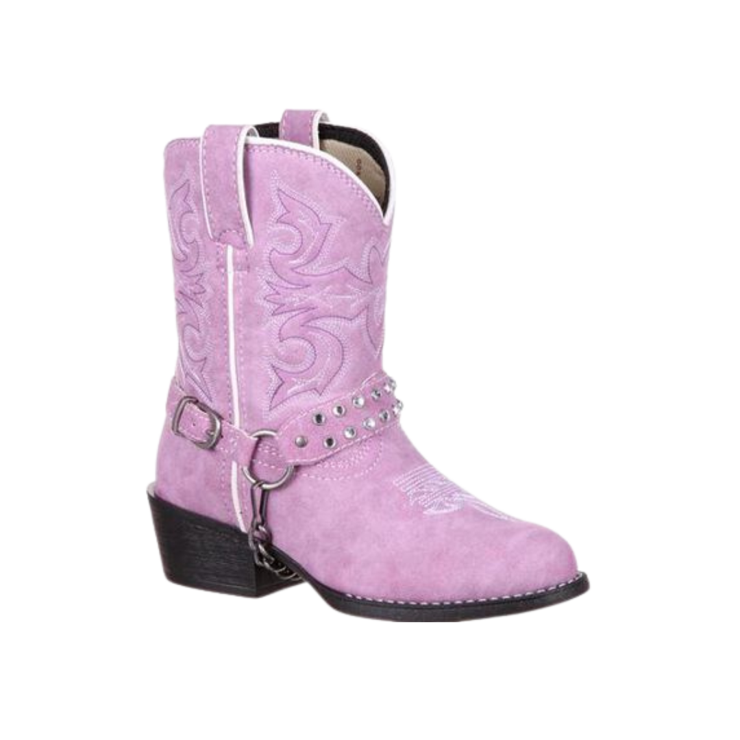 Durango Youth Girl's Little Bling Harness Lavender Boots