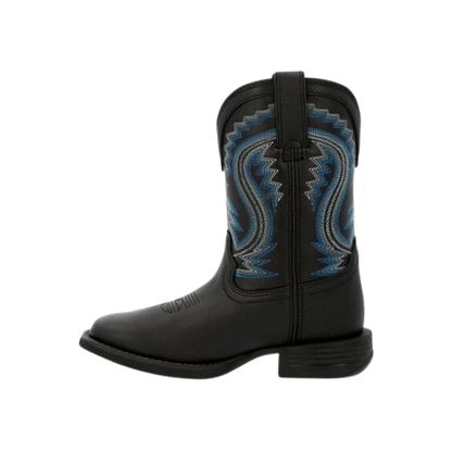 Durango Youth Unisex Onyx Western Black Boots