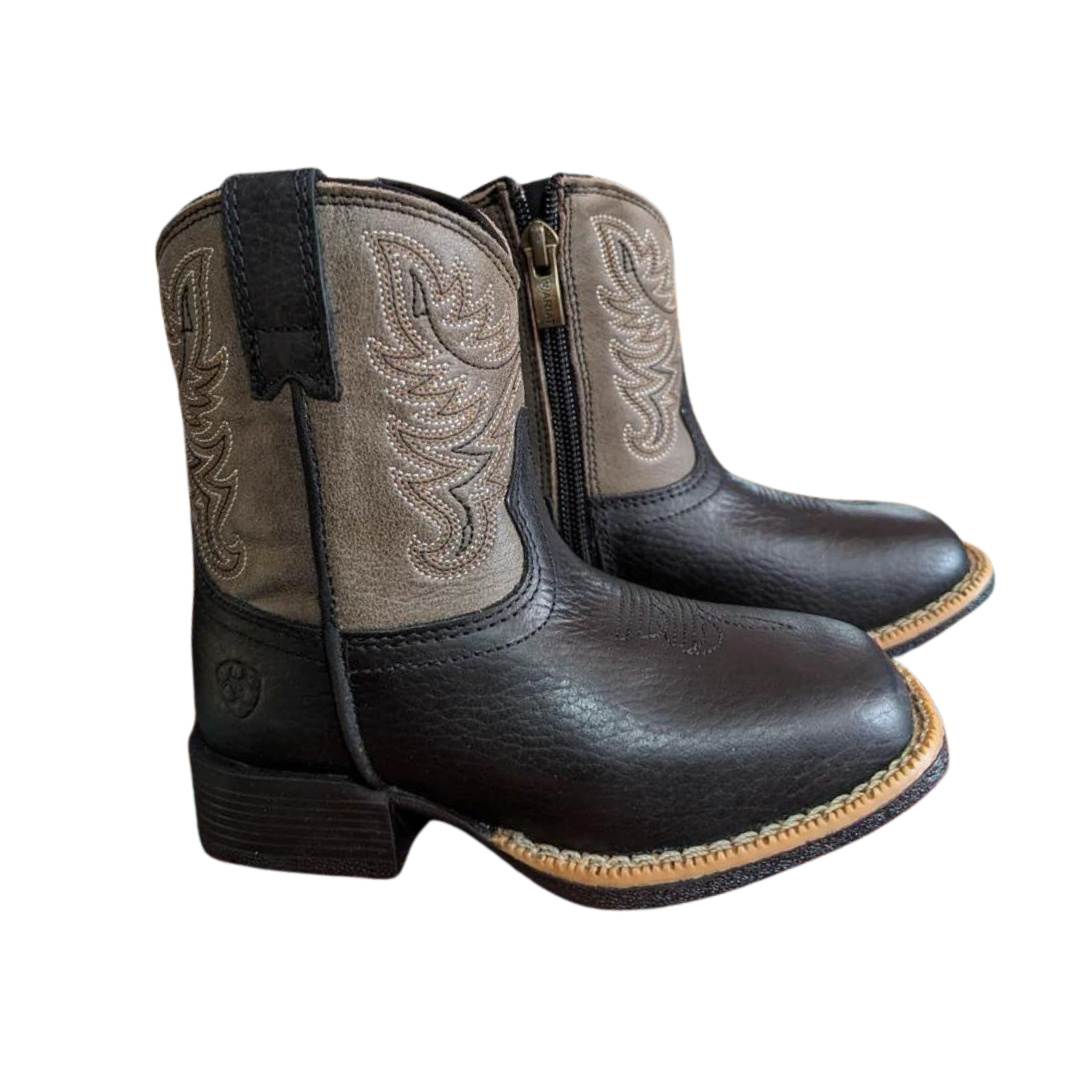 Ariat Toddler Boy's Lil Stomper Everlite Black Boots