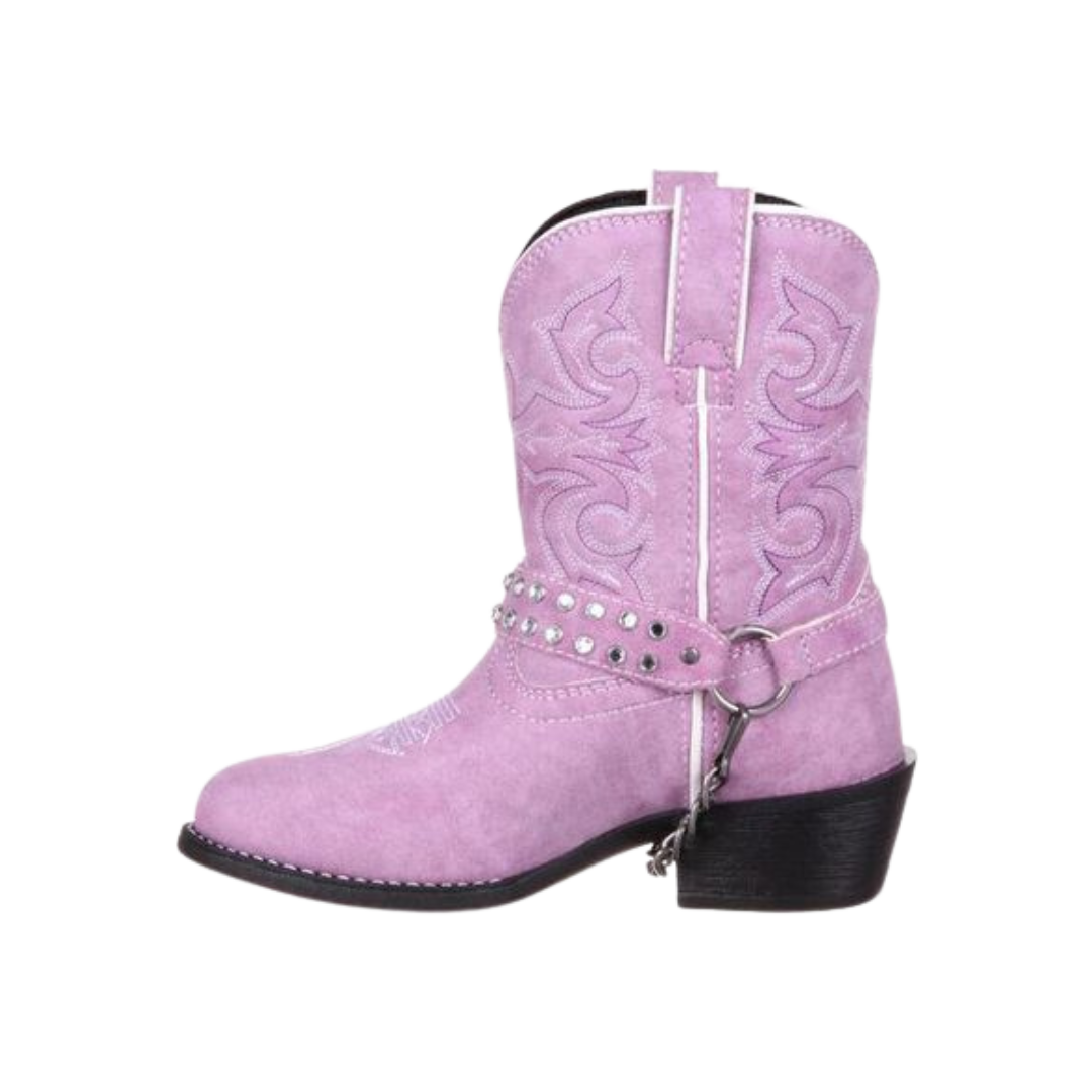Durango Youth Girl's Little Bling Harness Lavender Boots