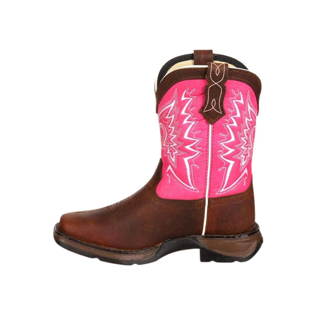 Durango Youth Girl's Lil' Let Love Fly Pink Boots
